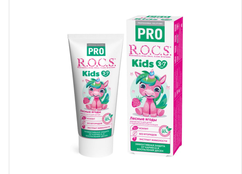 Tish pastasi R.O.C.S. Pro Kids O'rmon mevalari, 45 g, 3-7 yosh
