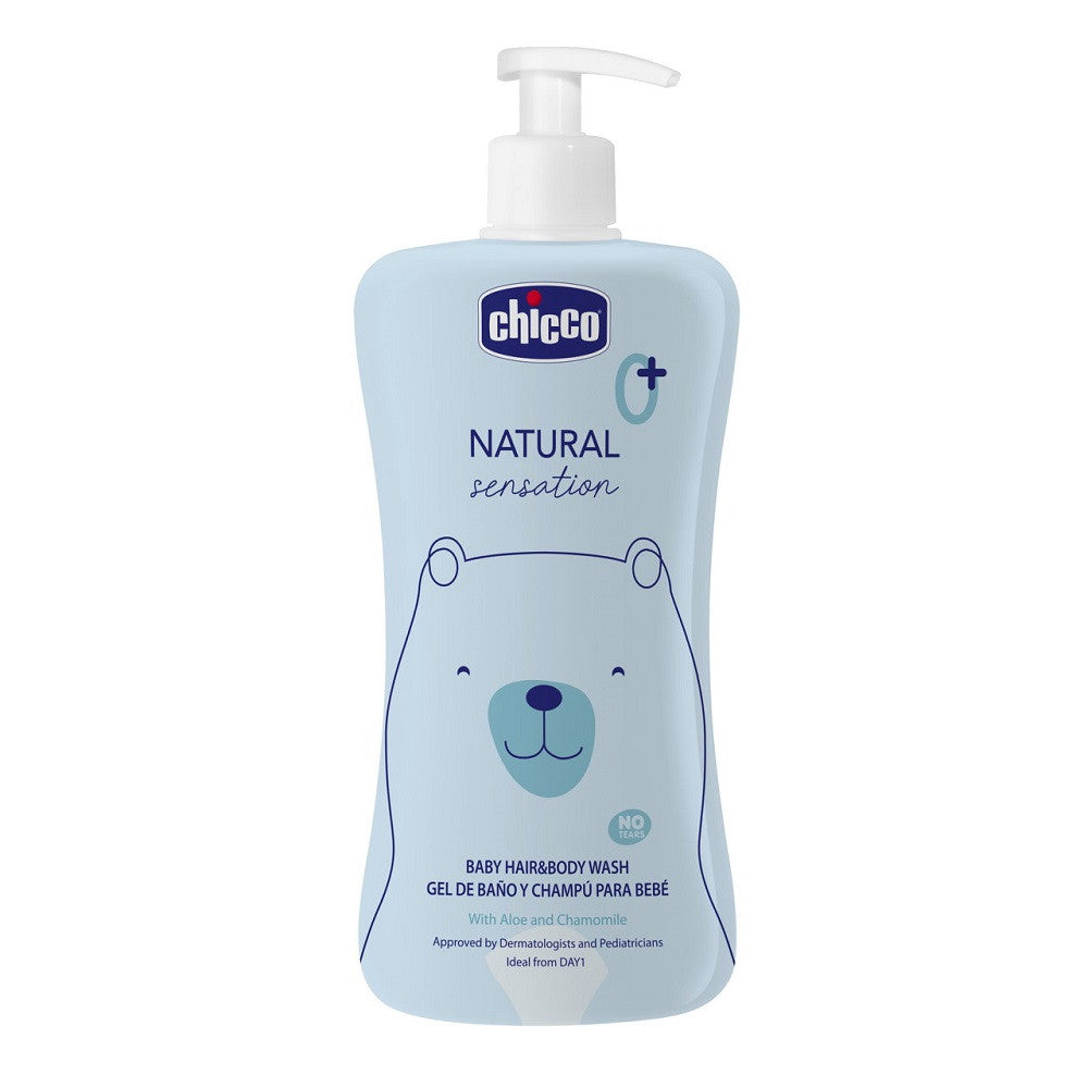 Шампунь-гель Chicco Natural Sensation 0 месяцев+, 500 мл
