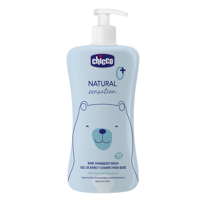 Shampun-gel Chicco Natural Sensation 0 oy+, 500 ml