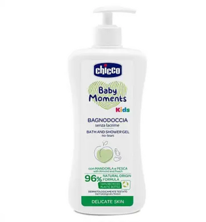 Chicco Baby Moments Dush uchun gel 0m+, 500 ml - tug'ilishdan boshlab yumshoq parvarish