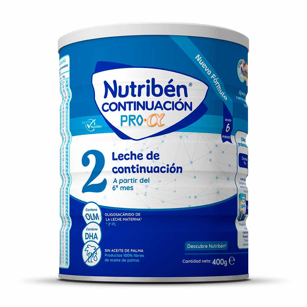 Nutriben 2 palma yog'isiz sutli aralashma, 400 g, 6–12 oy uchun