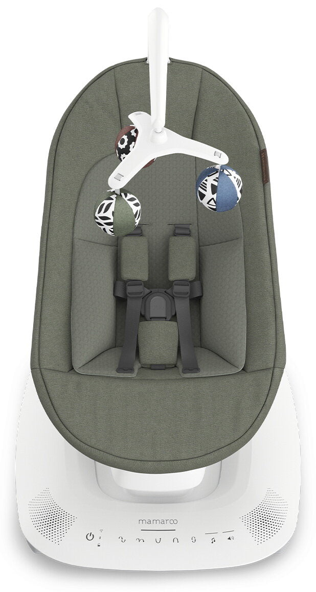 Детское кресло-качалка 4moms mamaroo, серый меланж