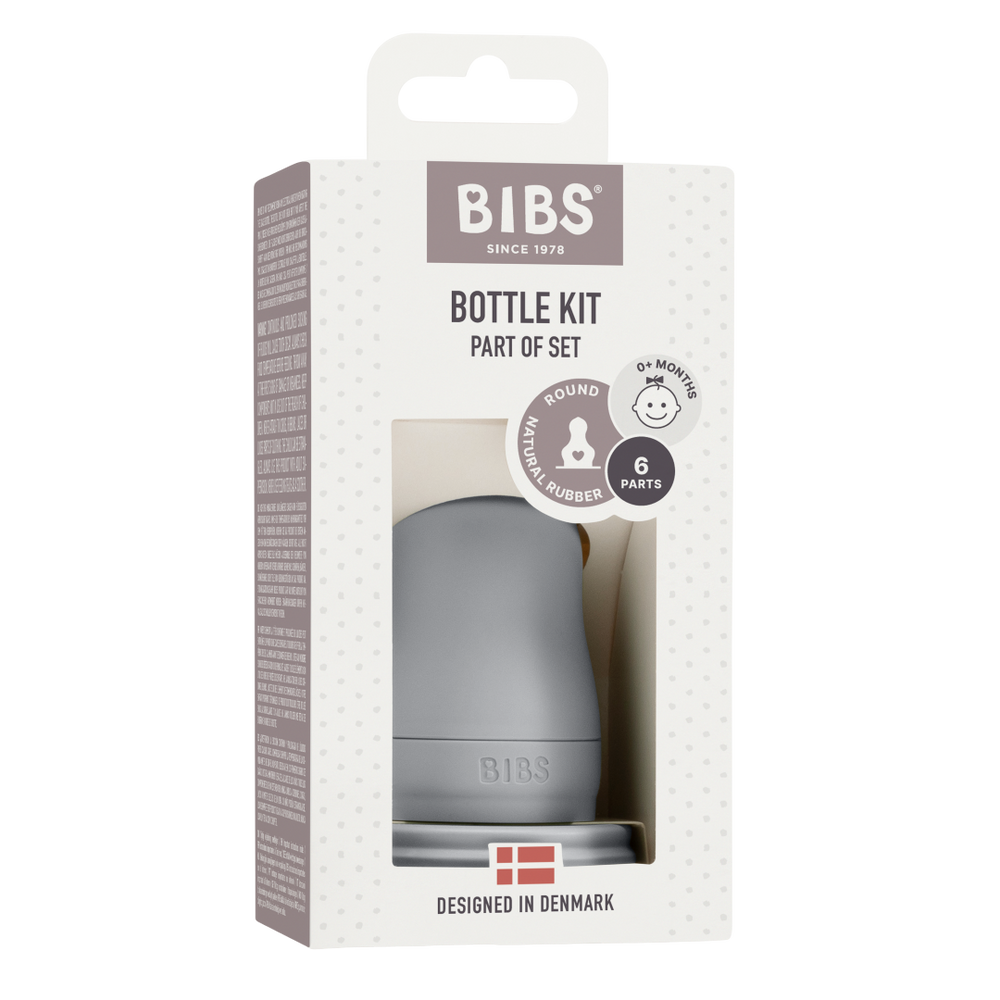 Bibs kit Bibs cloud grey bolalar butilkasi uchun to'plam