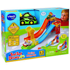 Автотрек VTech Toot-Toot Drivers Racing Rampway, 3 конфигурации, 1–5 лет