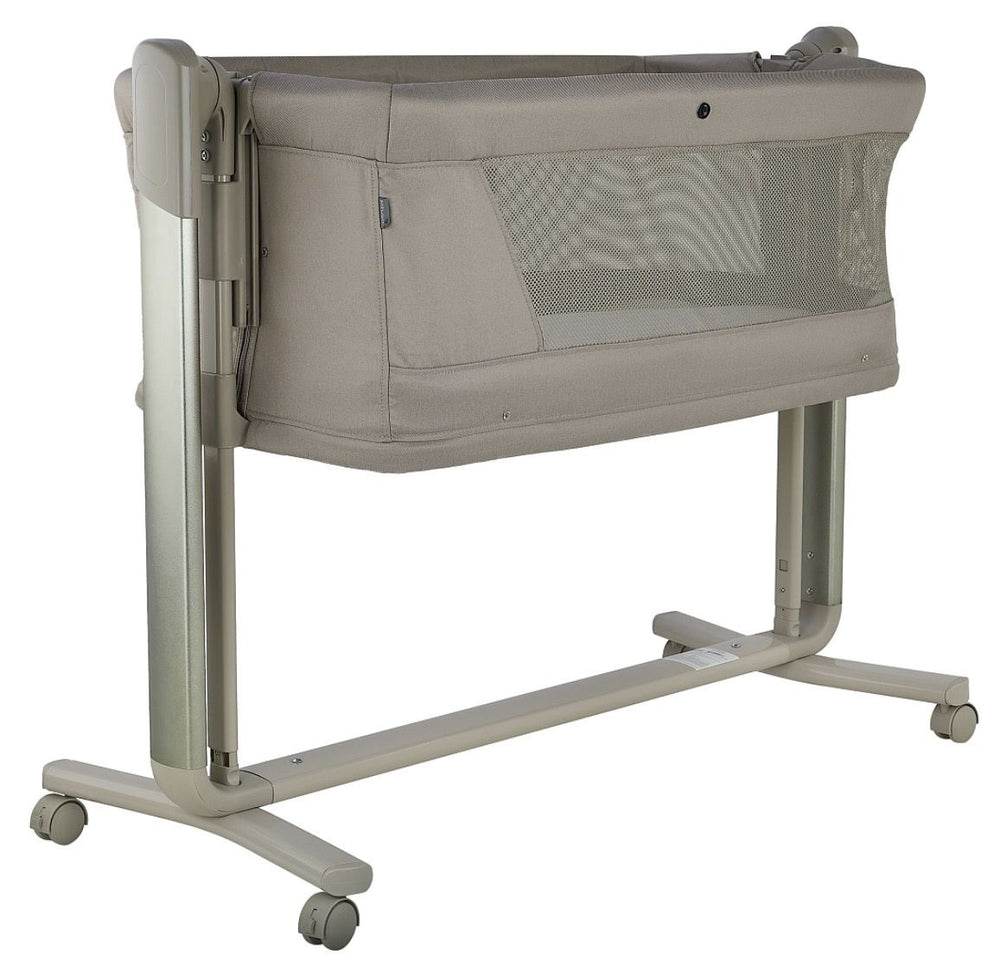 Приставная кроватка Carrello Prima электронная укачивание cloud grey