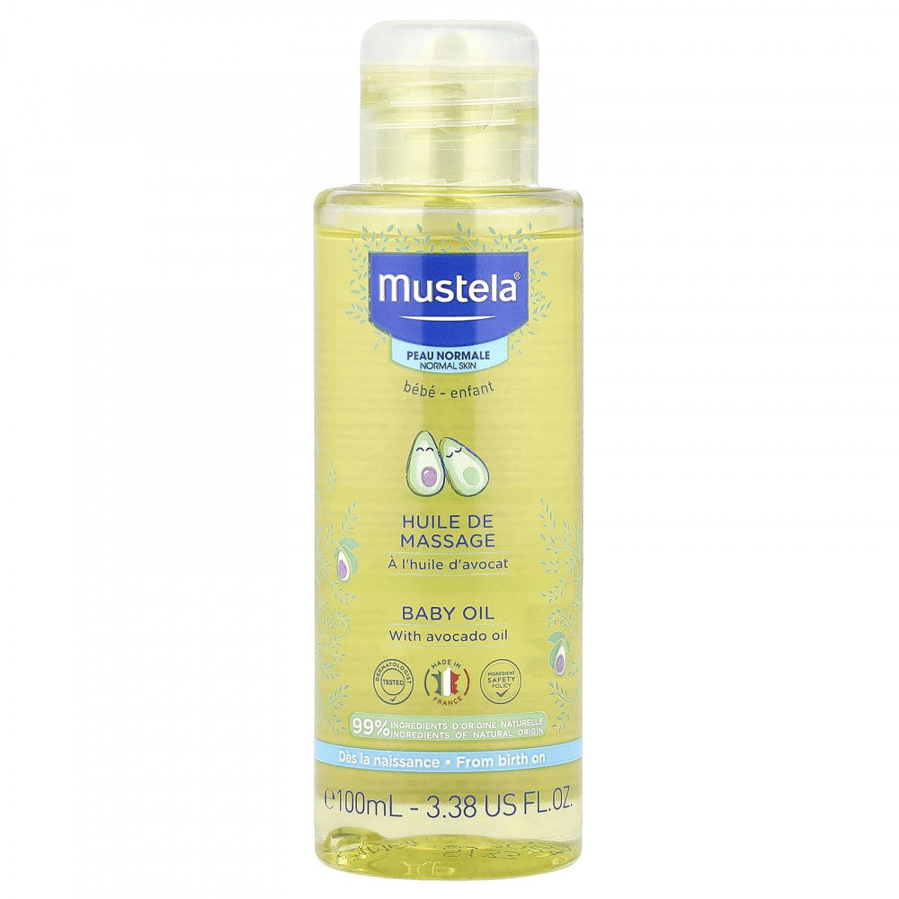Mustela Bebe Avakado yog'li chaqaloq massaj yog'i 100 ml (4b)