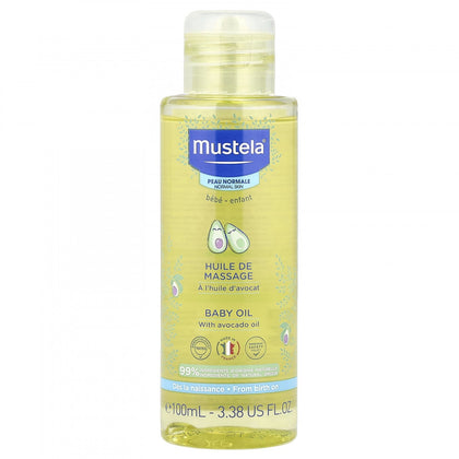 Масло детское Mustela Bebe массажное с авокадо 100 мл