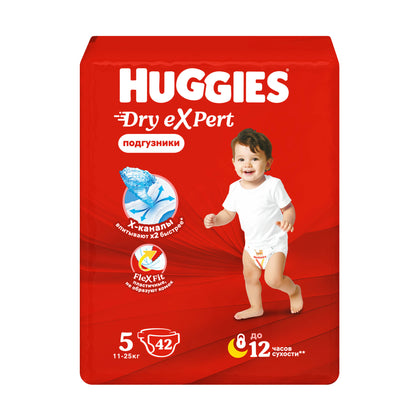 Huggies подгузники-трусики размер 5, 12-17 кг, 42 шт
