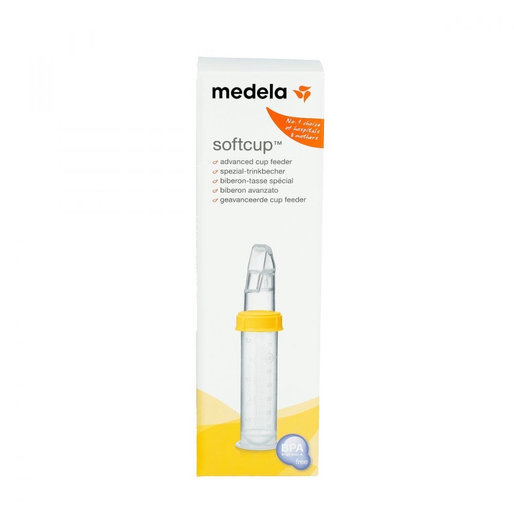 Poilnik Medela SoftCup lo'mcha bilan qo'shimcha ovqatlantirish uchun 80 ml