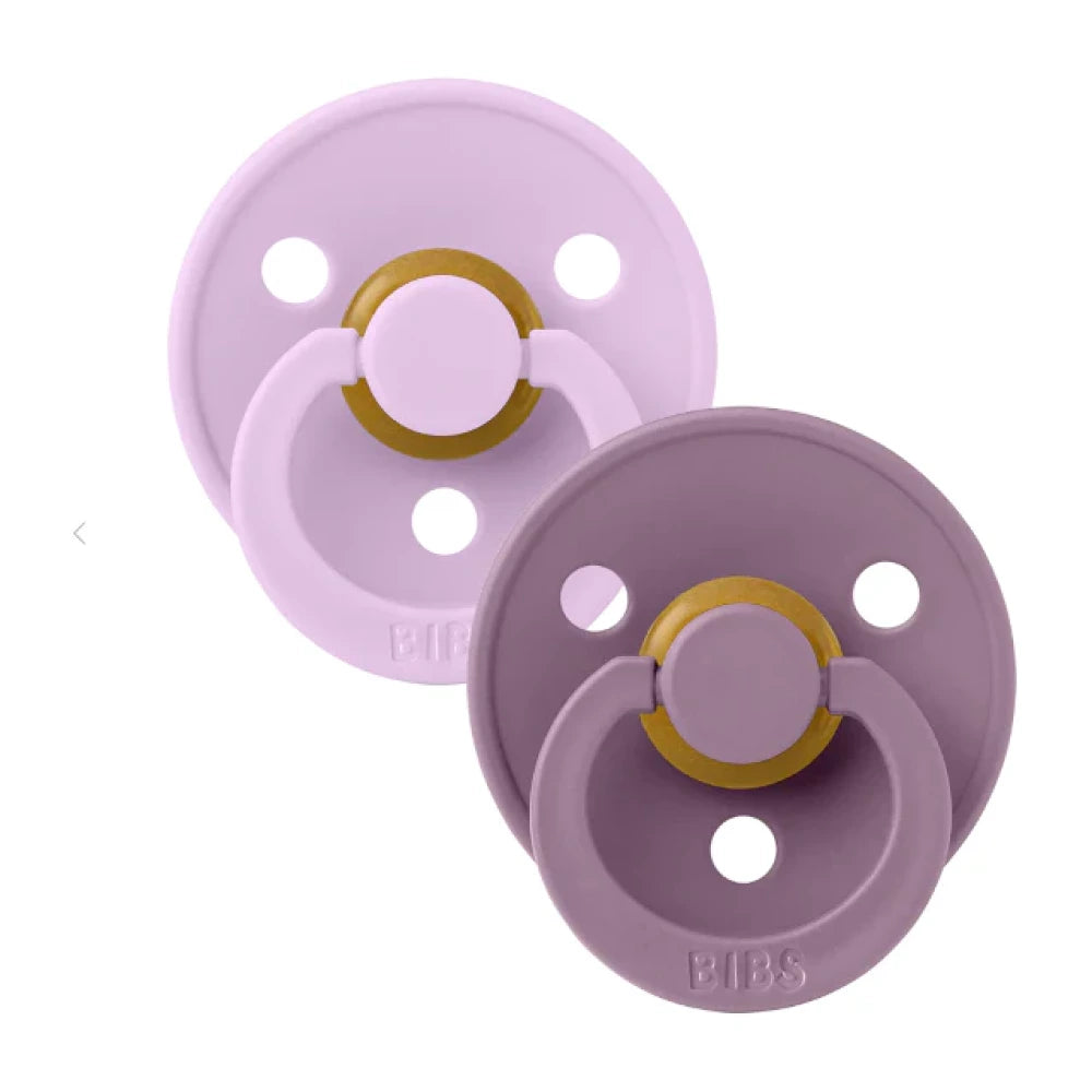 BIBS Colour lateks so'rg'ich, 2-o'lcham (6-18 oy), 2 dona, Violet Sky/Mauve