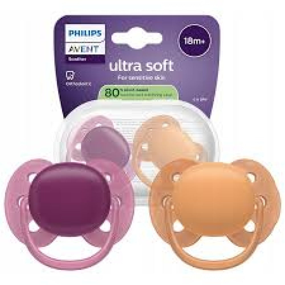 Пустышка Philips Avent Ultra Soft ортодонтическая 18+ месяцев