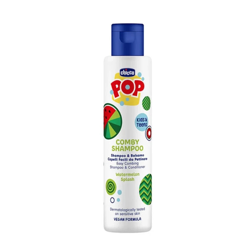 Soch uchun shampun va konditsioner Chicco POP, tarvuz, 250 ml