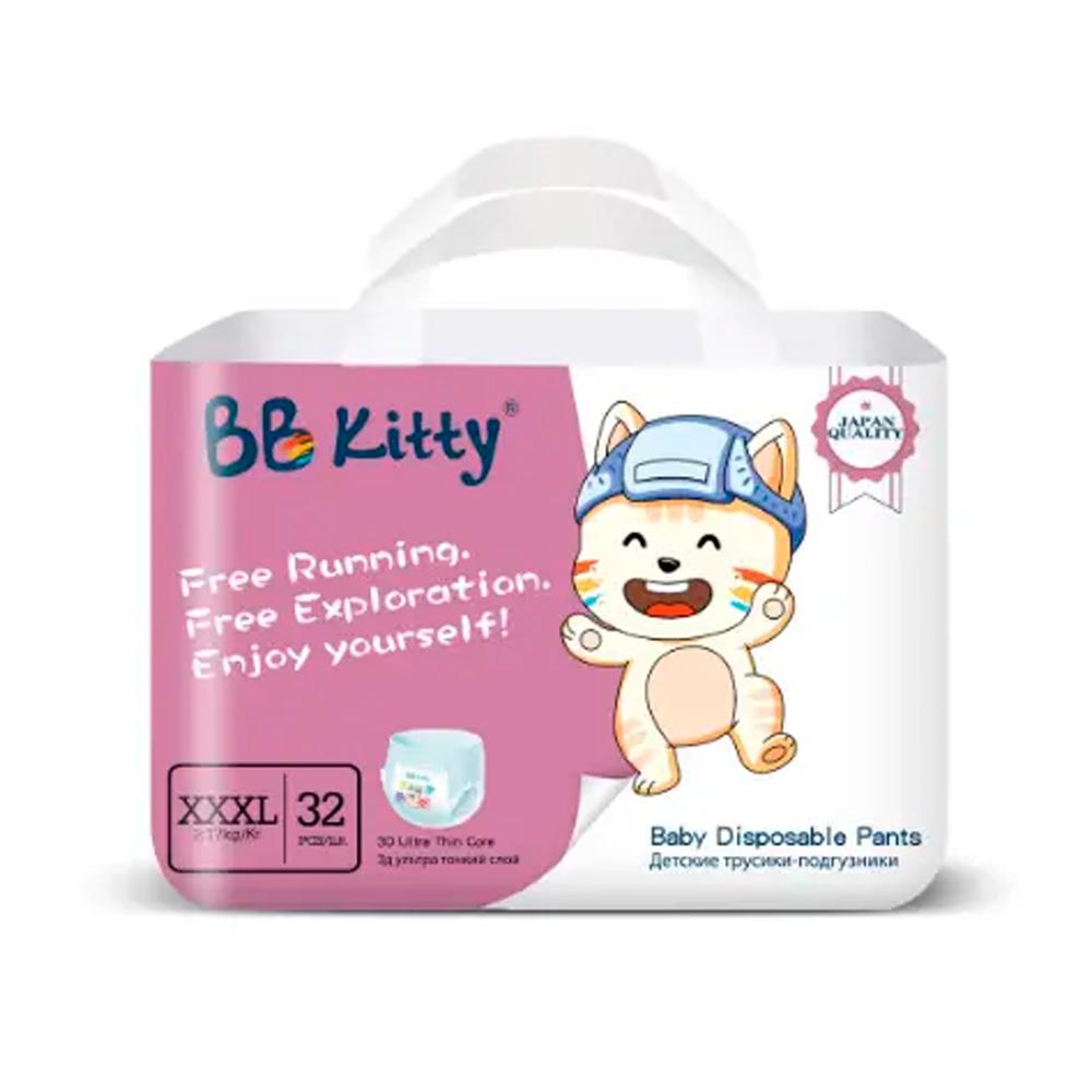 BB Kitty XXXL (17+ kg) taglik-trusiklar, 32 dona