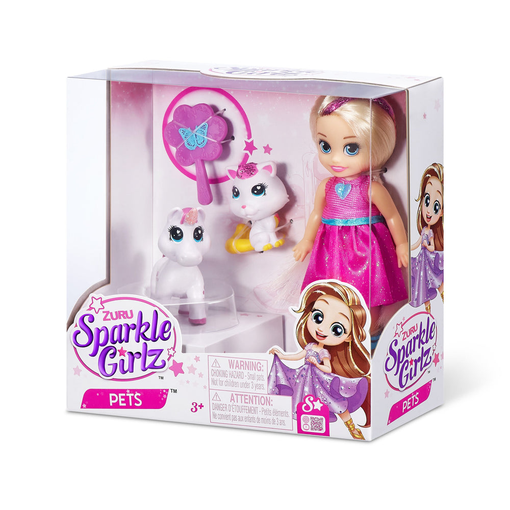 Sparkle Girlz принцесса с питомцем ZURU, кукла, 3+