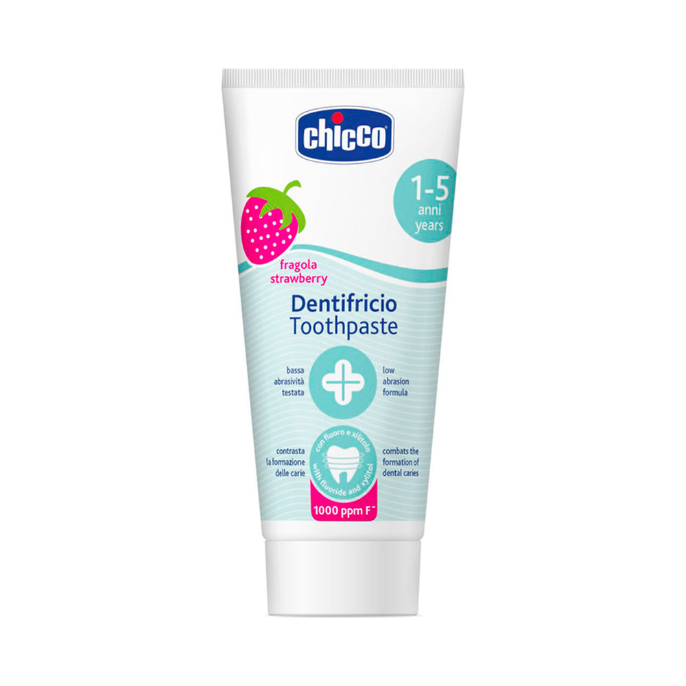 Chicco qulupnayli ftorli tish pastasi, 1 yoshdan, 50 ml