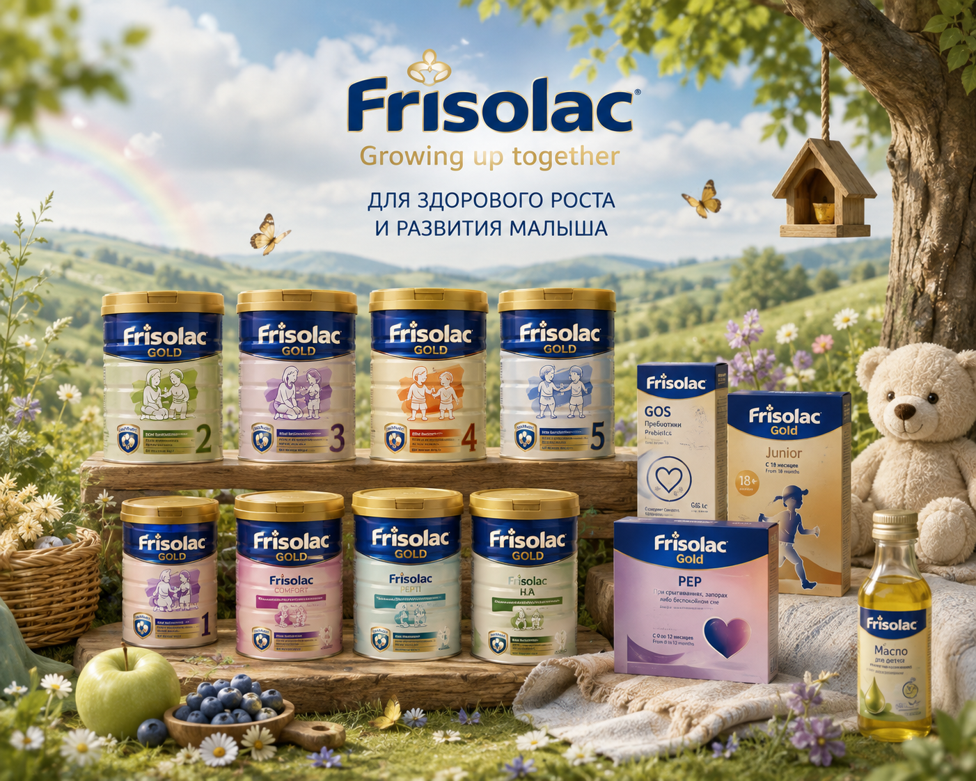 Frisolac в Ташкенте: детское питание для разных нужд малыша
