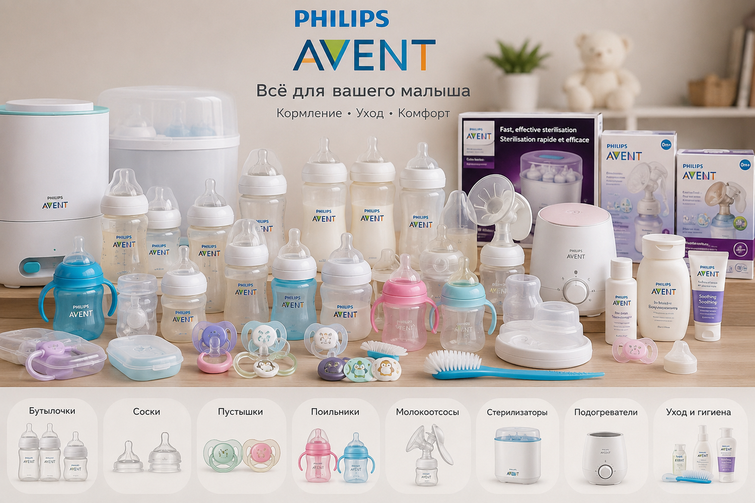 Philips Avent: комфортное кормление и нежный уход в Ташкенте