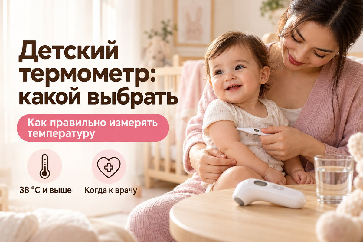 Детский термометр: какой выбрать и как правильно измерять температуру