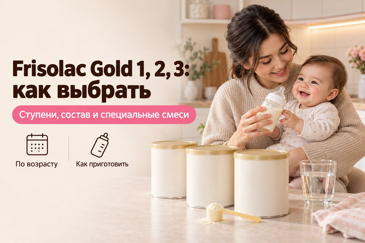 Frisolac Gold 1, 2, 3: как выбрать смесь Frisolac и чем отличаются ступени