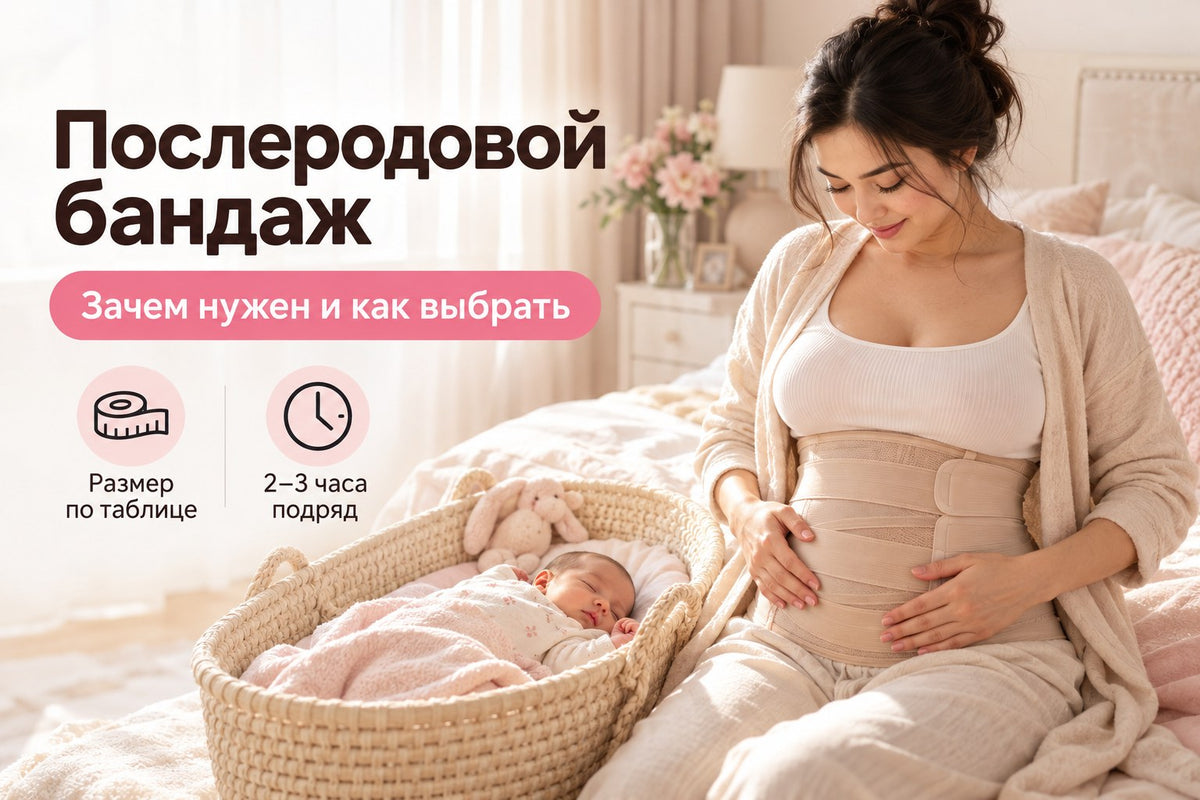 Послеродовой бандаж: зачем нужен и как выбрать