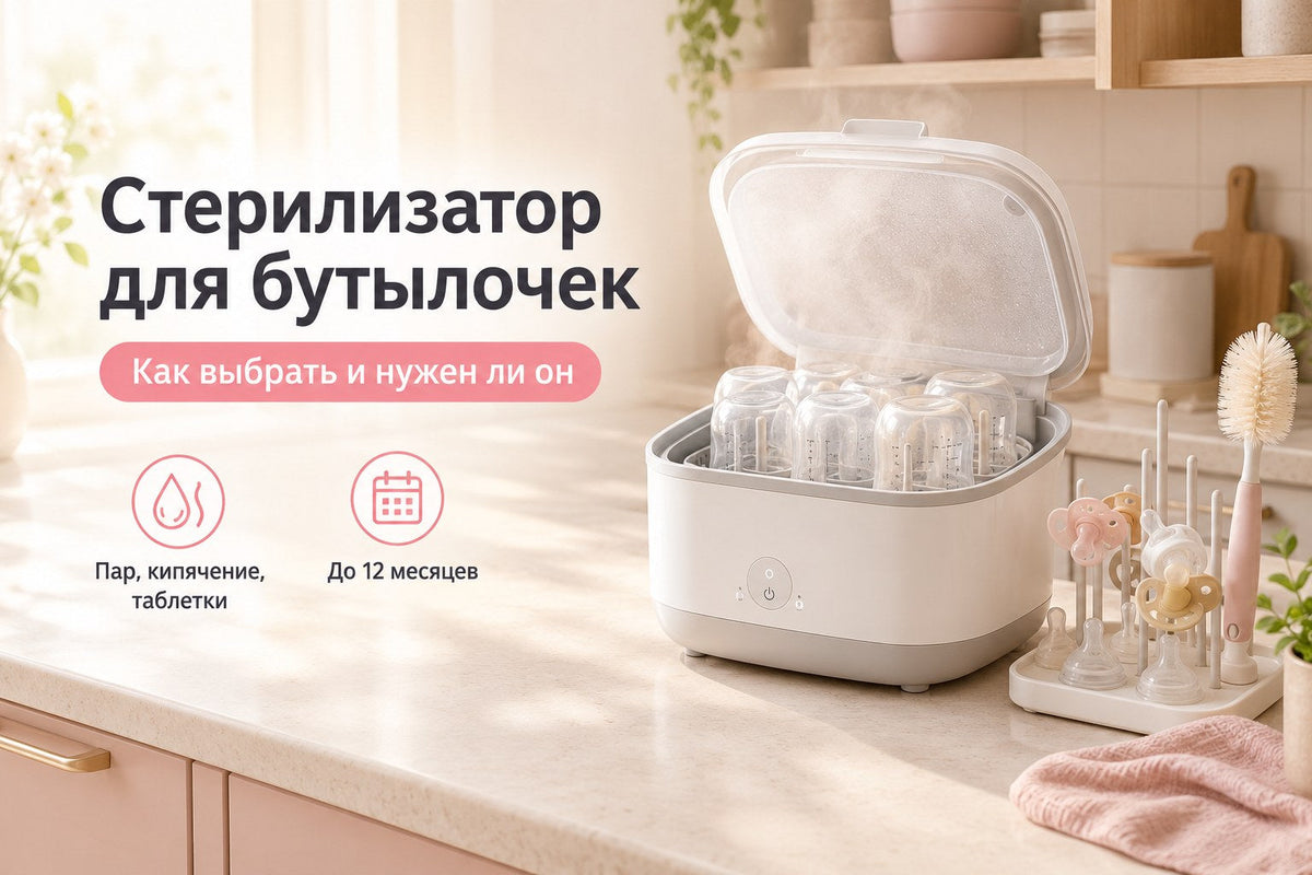 Стерилизатор для бутылочек: как выбрать и нужен ли он