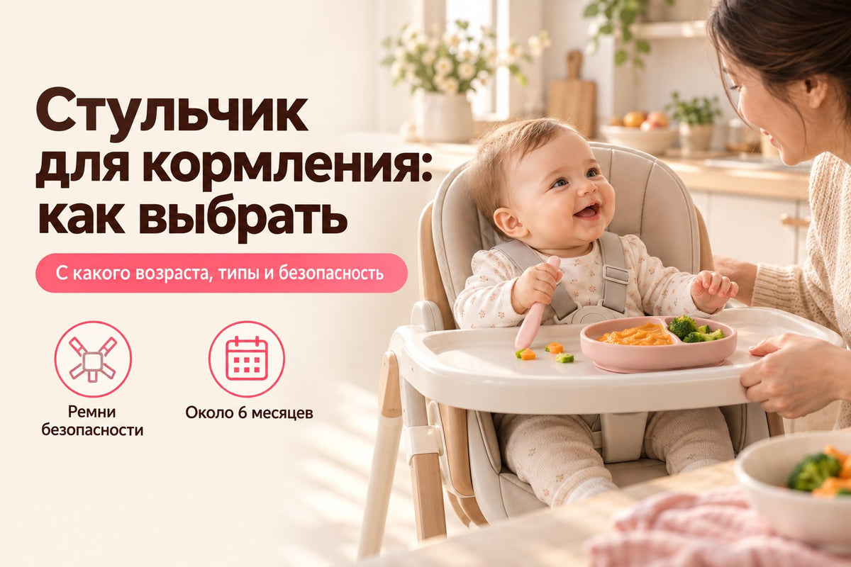 Стульчик для кормления: как выбрать, с какого возраста и какой тип