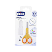 Ножницы детские Chicco оранжевые с закруглёнными кончиками 0м+