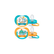 Пустышка Philips Avent Ultra Air 6-18 месяцев Пингвин Черепаха 2 шт