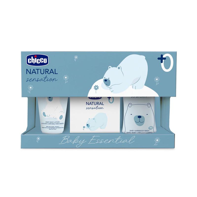 Набор Chicco Natural Sensation пена для тела и волос 0+ месяцев