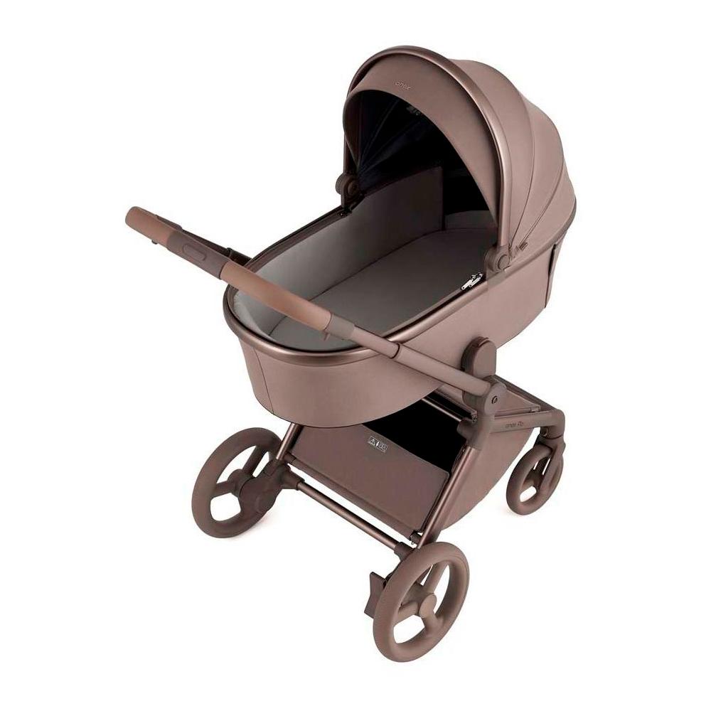 Коляска Anex Flo Yuki 2в1 люлька и прогулочный блок бежевый