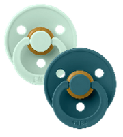 Пустышка BIBS Colour латексная Nordic Mint 0-6 месяцев, 1 шт