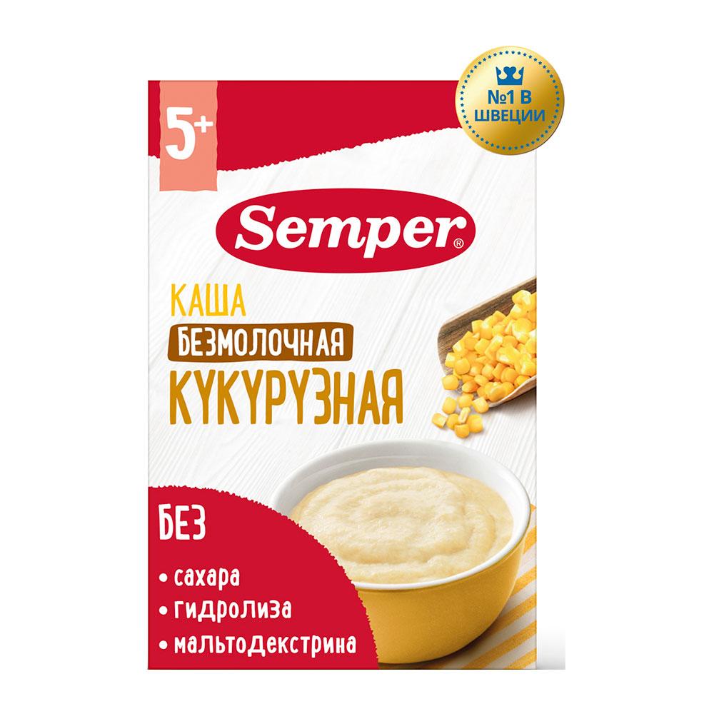 Semper sut mahsulotisiz makkajo'xori yormasi 5 oylikdan+ 180 gr