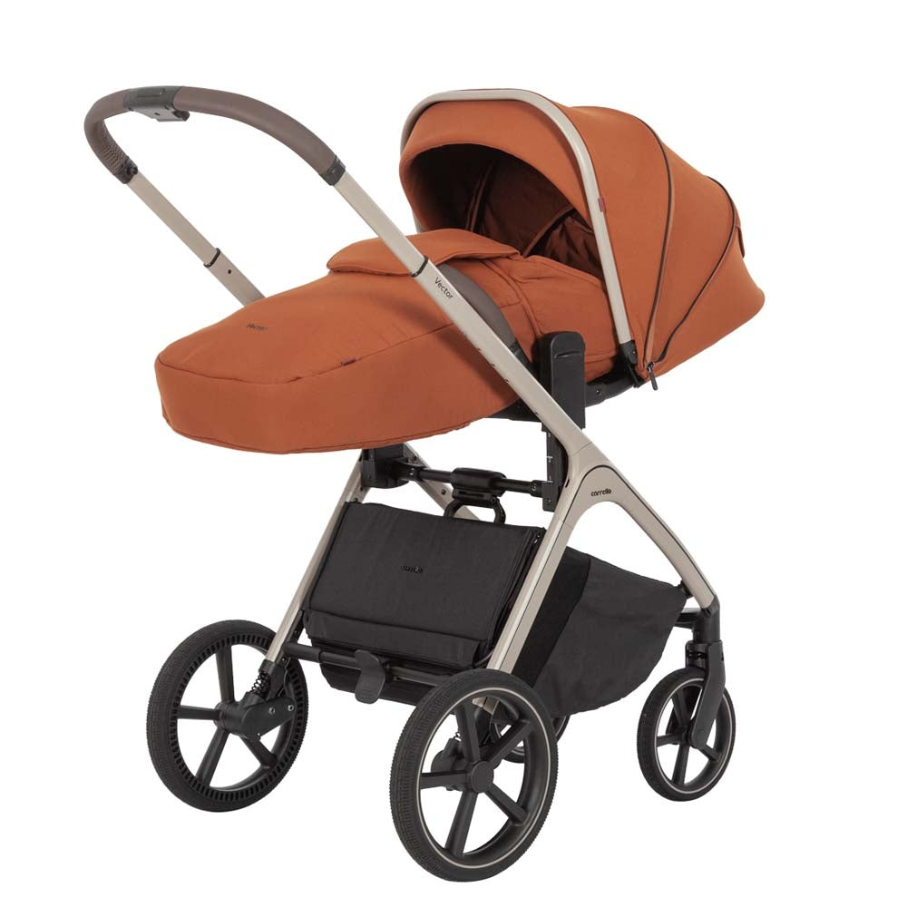 Carrello Vector коляска 2 в 1 люлька и прогулочный блок от рождения