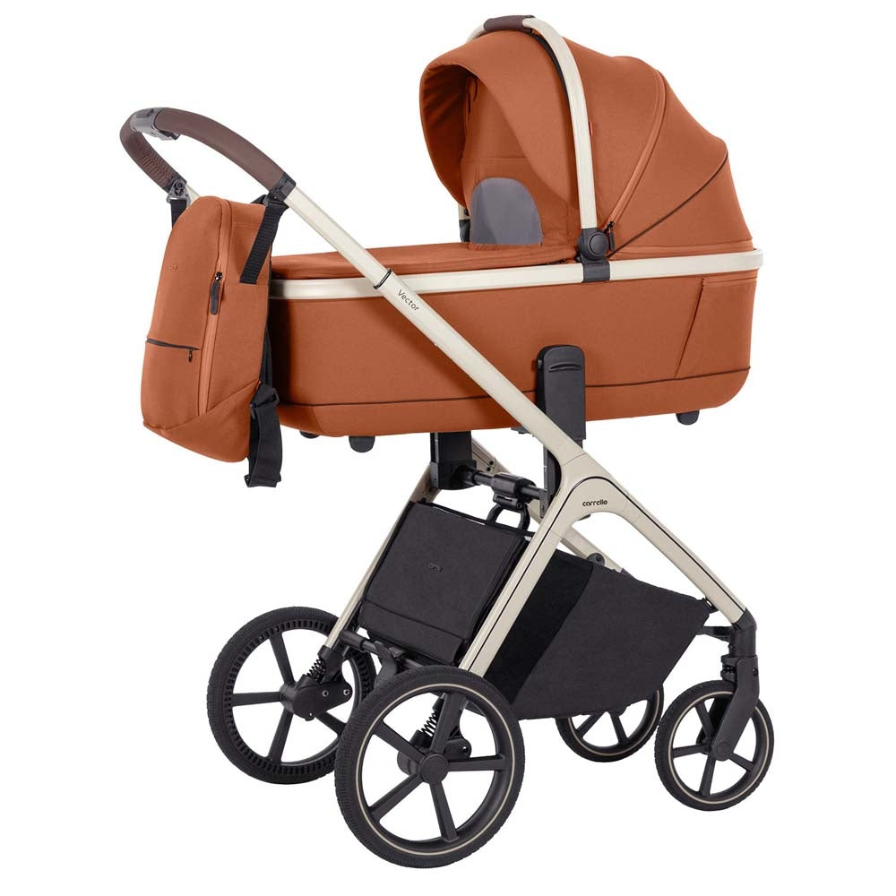 Carrello Vector коляска 2 в 1 люлька и прогулочный блок от рождения