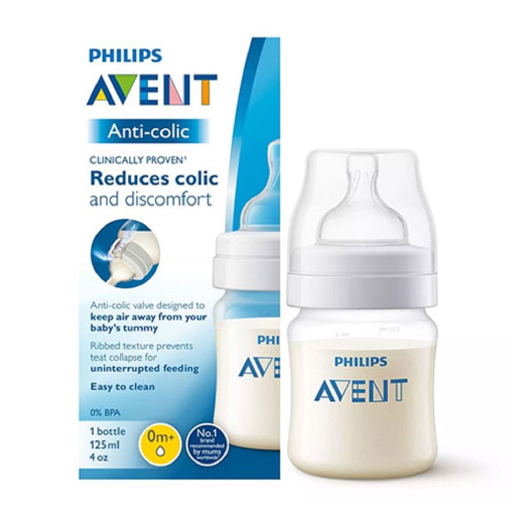 Бутылочка Philips Avent Anti-colic 125 мл без BPA с антиколиковой системой 0+