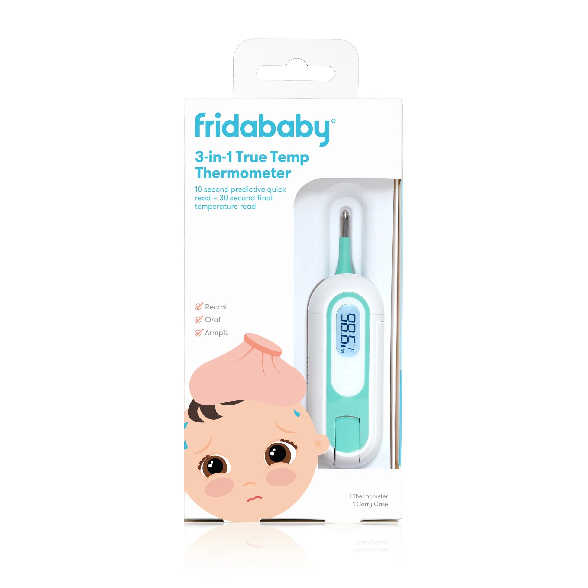 Термометр Frida Baby True Temp 3 в 1 инфракрасный для лба, ушей и рта