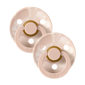 Пустышки BIBS Colour латекс размер 2 набор 2 шт Tie Dye Blush Ivory