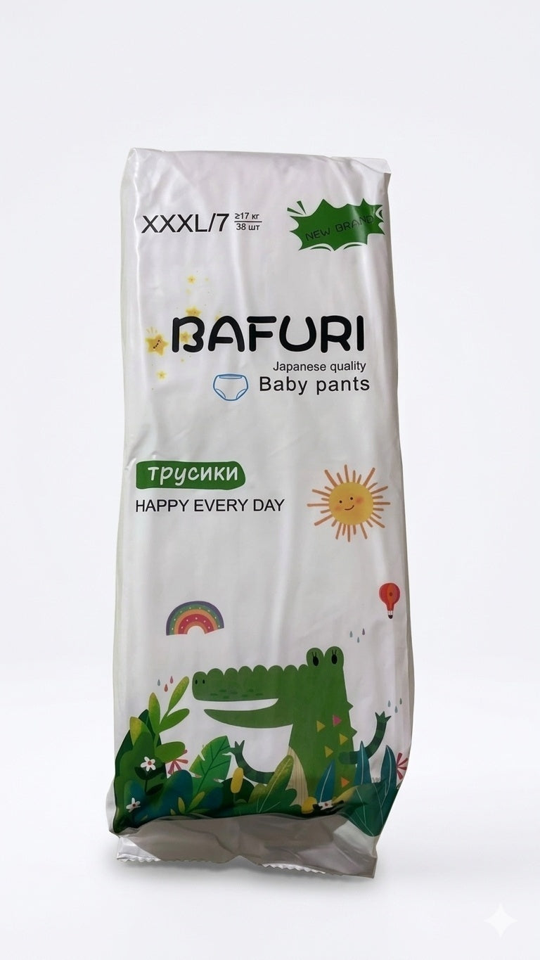 Подгузники Bafuri 7 (XXXL), 38 шт