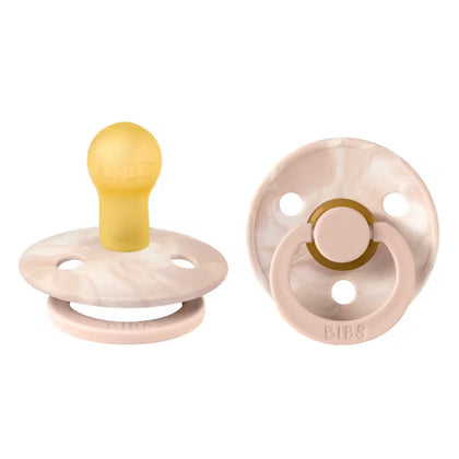Пустышки BIBS Colour латекс размер 2 набор 2 шт Tie Dye Blush Ivory