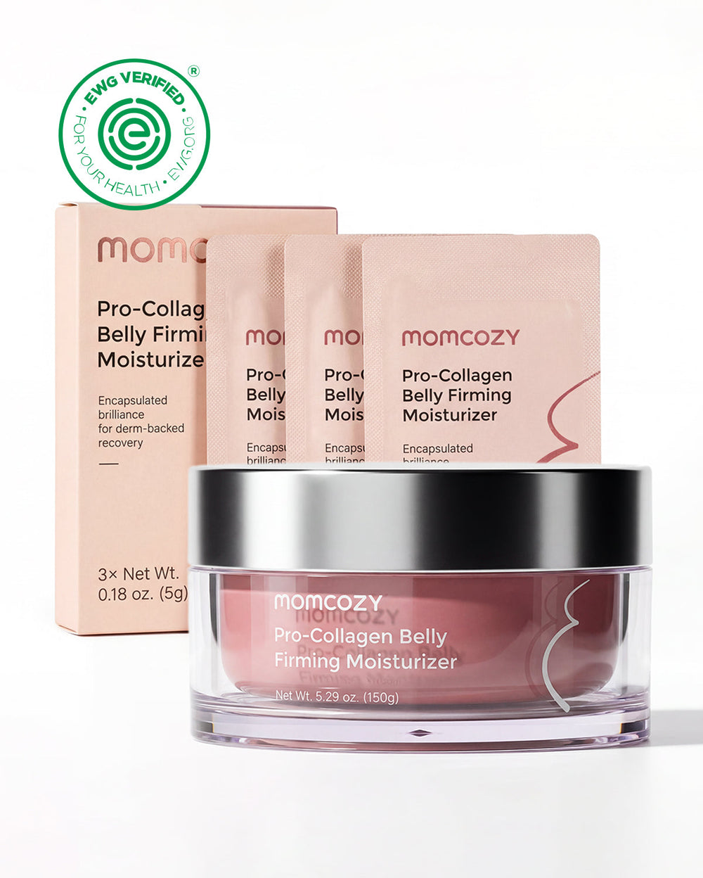 Momcozy Pro-Collagen cho'zilish izlariga qarshi krem 150 g