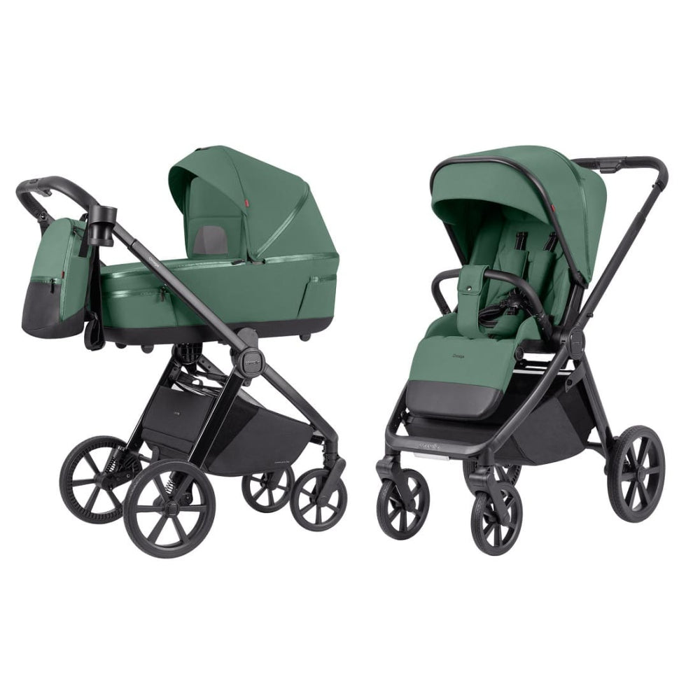 Коляска Carrello Omega 2в1 Nova Green с люлькой и прогулочным блоком