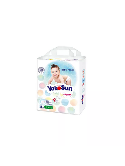 Подгузники Yokosun Comfort L mini 9-14 кг (18 шт)