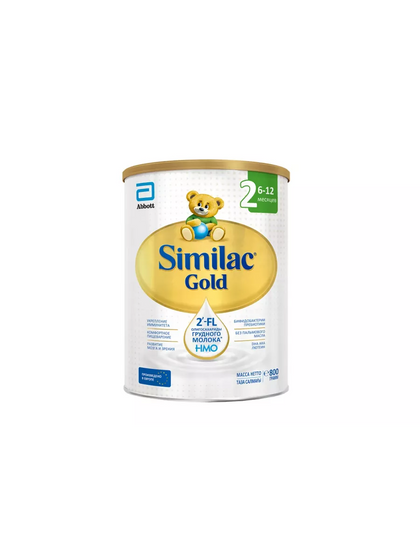 Similac Gold 2 смесь 6-12 мес, 800 г