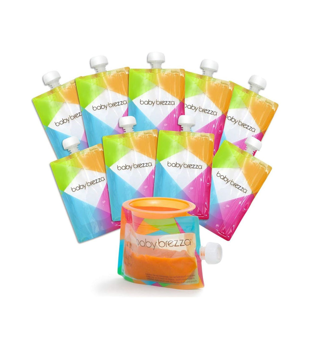 Baby Brezza 200 ml qayta ishlatiladigan paketlar ovqat saqlash uchun