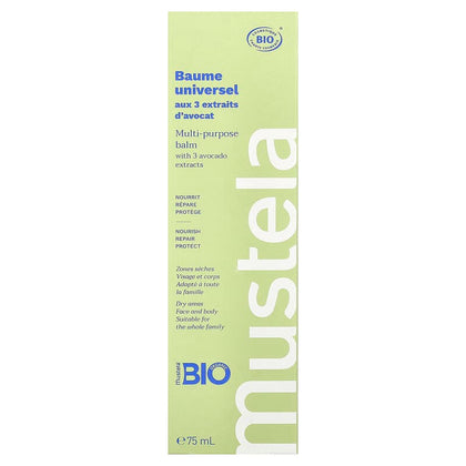 Mustela Bio Organic органический бальзам многофункциональный, 75 мл