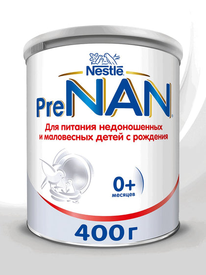 Nestlé PreNAN 400 g aralashma, chala tug'ilgan bolalar uchun, 0+