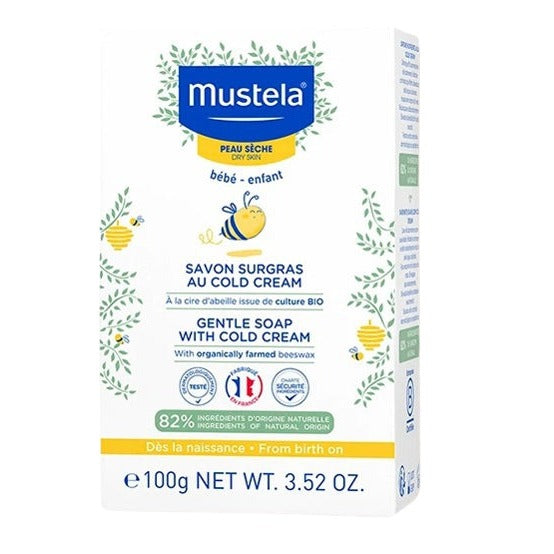 Мыло Mustela с Cold-Кремом 100 г для сухой кожи новорождённых