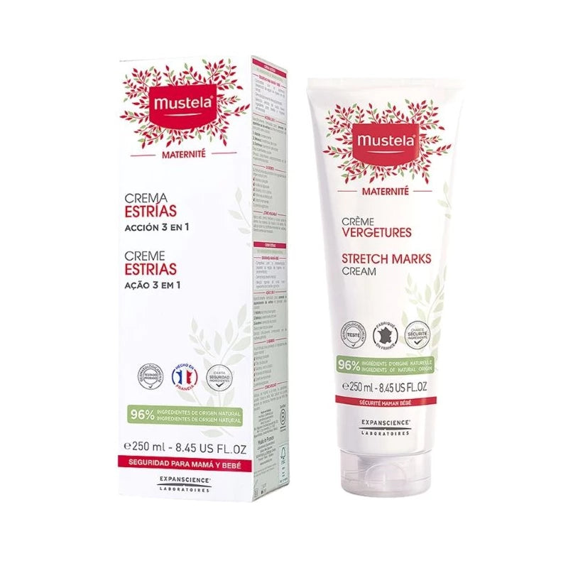 Mustela крем от растяжек 3 в 1, 150 мл, с ароматом и без