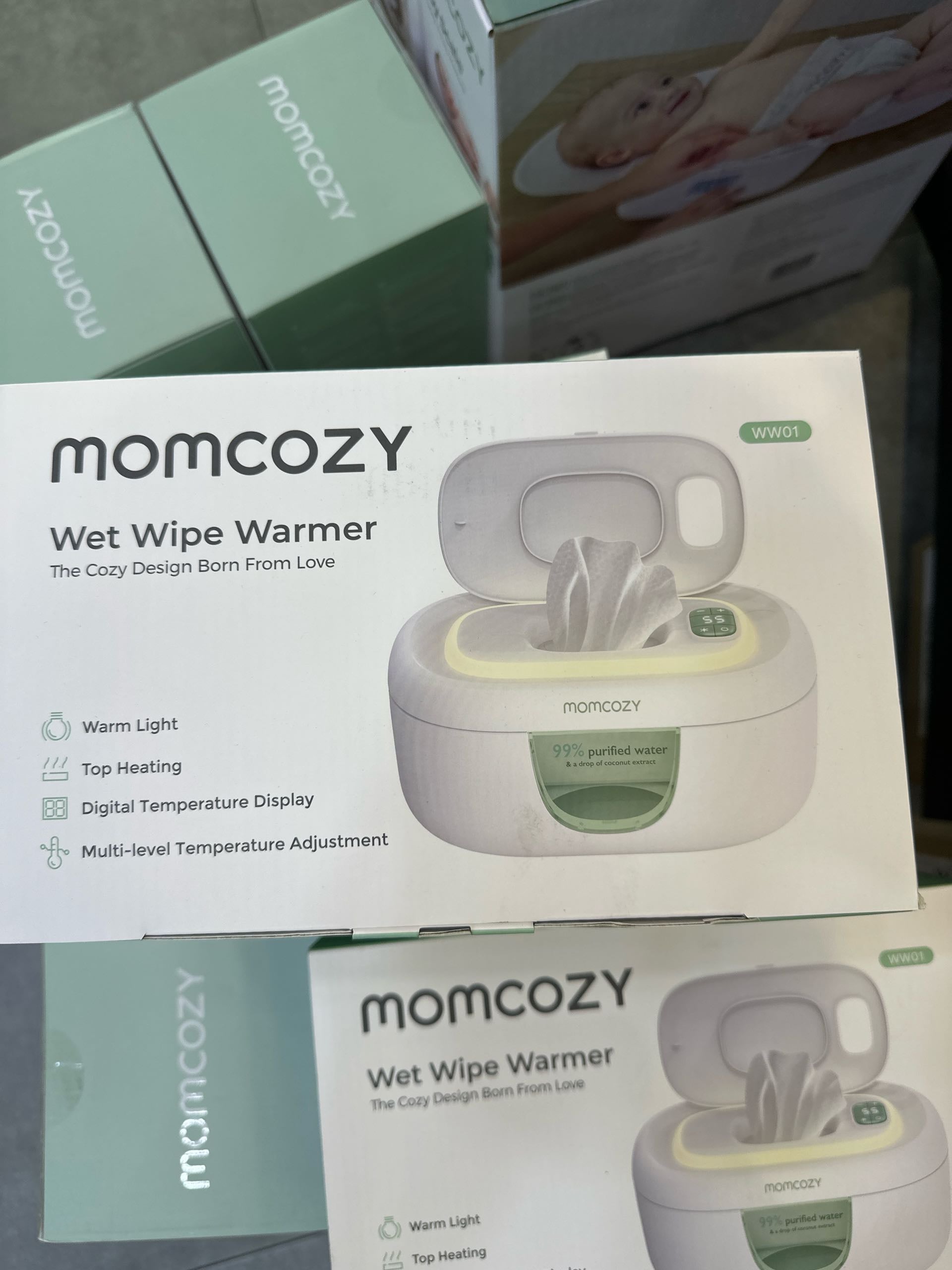 Подогреватель влажных салфеток Momcozy с автоматическим отключением