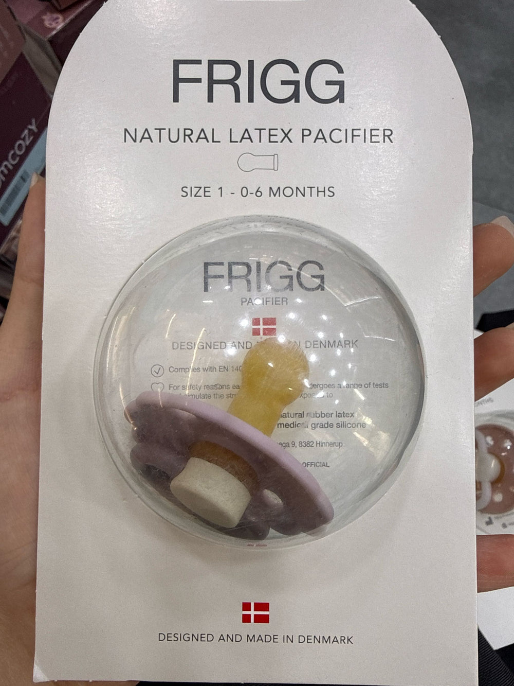 Пустышка FRIGG Latex size 1 0-6m